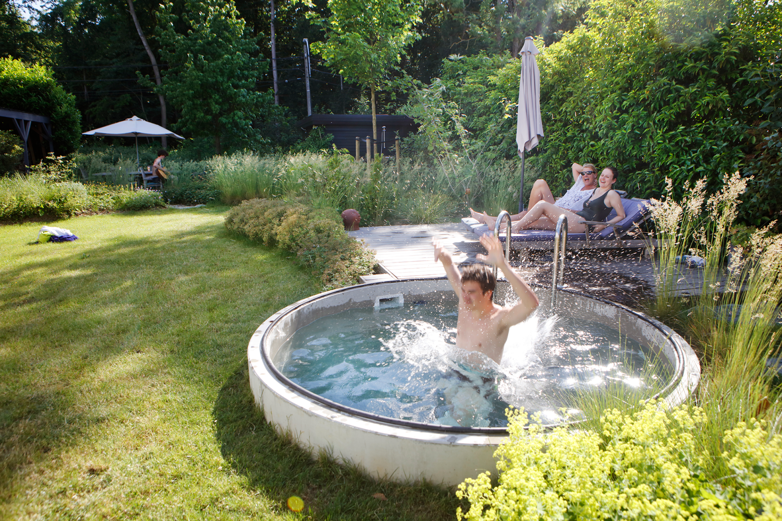Vakantie in eigen tuin